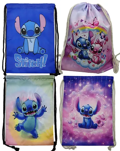 Мешок для обуви Стич, не промокает, 34x43 см, 579 (в ассортименте) - фото 2