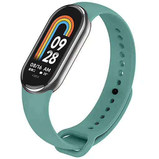 Силиконовый ремешок для Xiaomi Mi Band 8/9/10 Зеленый / Pine Needle