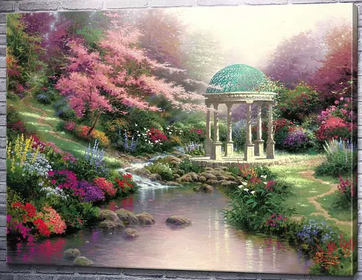 Алмазная мозаика по номерам Софиевка, 30x40 см, полотно на раме