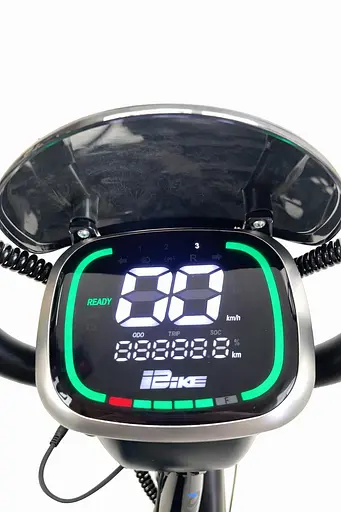 Электровелосипед Minako Monster (2000W, 60V, 36Ah) +Гидравлический тормоз +Раскладной Багажник / сиденье Красный - фото 6