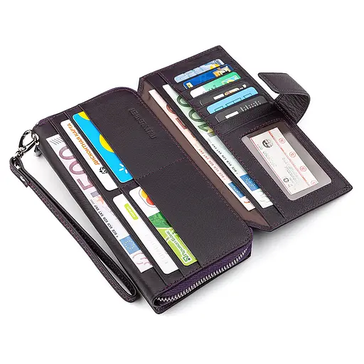 Женский кожаный кошелек (ST228) ST Leather 10.5х20х3.5 см acs0015529 - фото 4