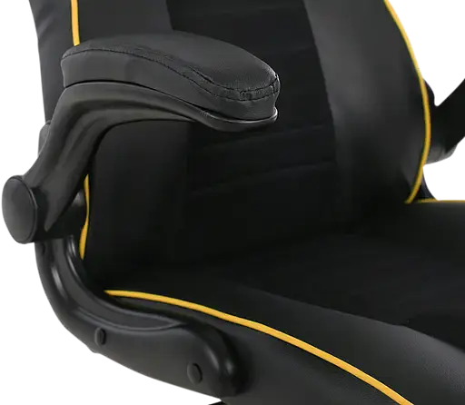 Геймерское кресло GT Racer черное с желтым (X-2760 Black/Yellow) - фото 9