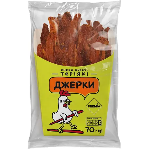 Джерки Premia Теріякі курячі 70 г