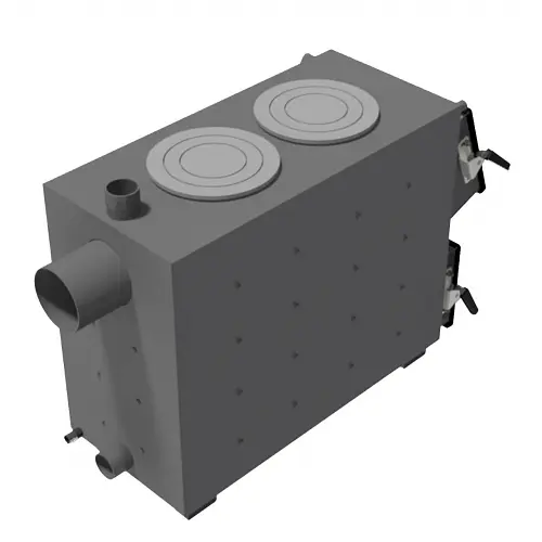 Твердопаливний котел Zubr Classic плита 20 кВт - фото 4