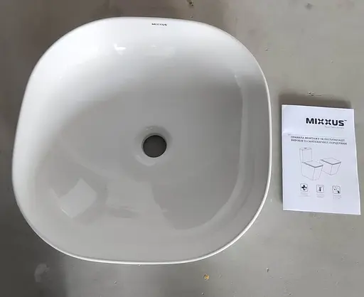 Умивальник накладний Mixxus Premium Diverse-0105 425x425x145 мм MP6535, Білий - фото 8
