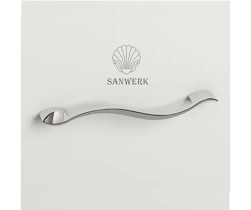 Тумба підлогова Sanwerk Миндаль 100 Білий з умивальником Сава (MV0000911) Білий - фото 4