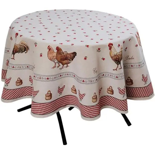 Скатерть Благополучие Прованс Dх136 см (44414) - фото 1