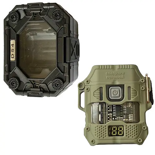 Фонарь зажигалка Multifunctional D54-2LED + BOX LCD Type-C (3 + 1 режимы) - фото 2