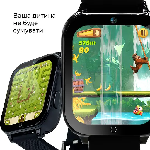 Смарт-часы JETIX DF100 Pro c 4G видеозвонком, виброзвонком и влагозащитой IP67 - Black - фото 5
