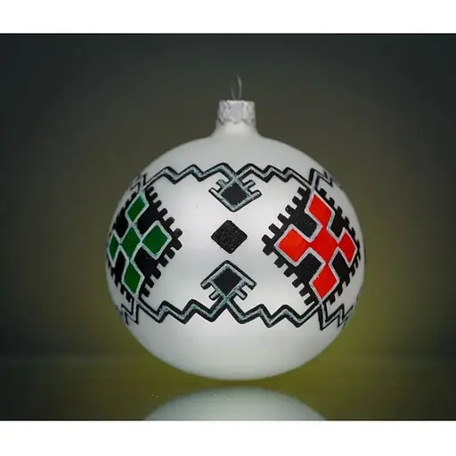 Набір ялинкових прикрас Різдвяні історії Код нації: Вінниччина 3 кулі скло (4820001179958) - фото 5