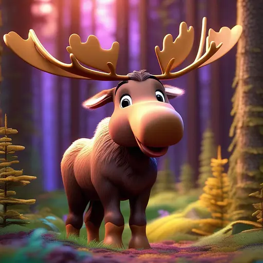 Деревянный пазл Маленький лось, А4, Деревянная коробка 100 элементов - фото 3