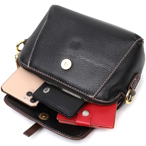 Женская сумка Vintage из натуральной кожи 18х15х6.5 см sum0029049 - фото 8