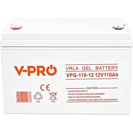 Аккумуляторная батарея Volt Polska GEL 12V 110Ah VRLA VPRO PREMIUM