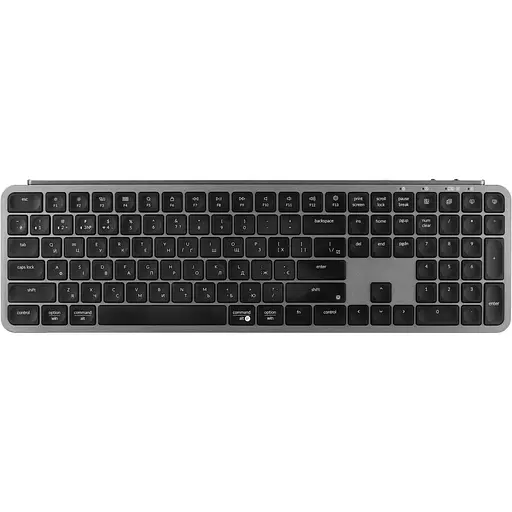 Keychron Клавіатура мембрана B6 Pro, USB/WL/BT, space gray