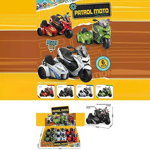 Мотоцикл полицейский, 850-9, инерция (В ассортименте) - фото 5