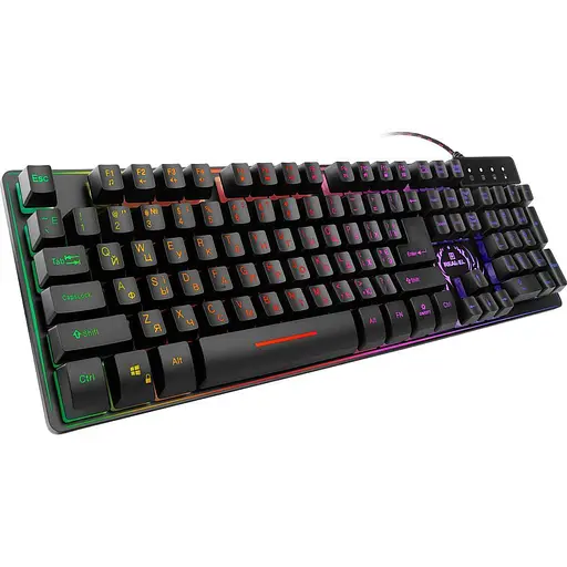 Клавіатура Real-El Comfort 7090 Backlit Black EL123100031 (128767) - фото 4