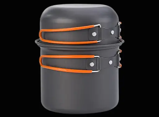 Набір туристичного посуду Naturehike з казанком для багаття (4 од.) - фото 5