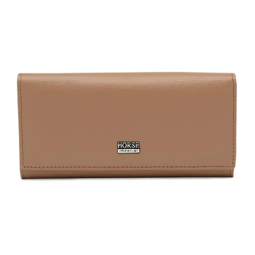 Гаманець жіночий шкіряний Horse Imperial A0001 бежевий - фото 3