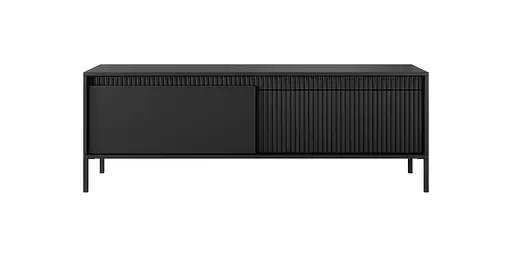 Тумба під телевізор Perfect Home Сенсо / Senso 2-дверна 2D/153 Чорний (PFH-091137)