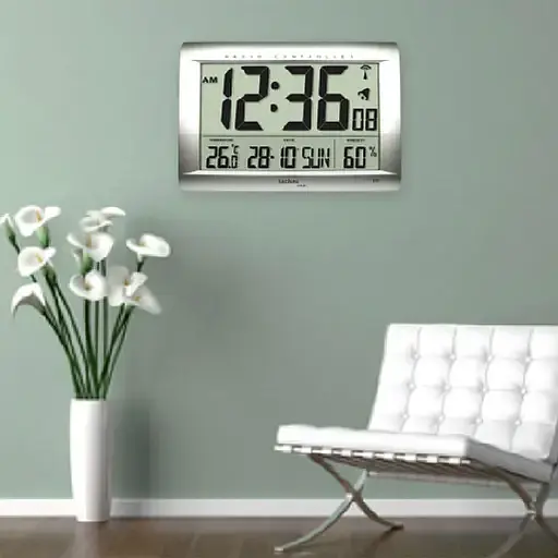 Годинник настінний Technoline WS8009 Silver (WS8009) - фото 3