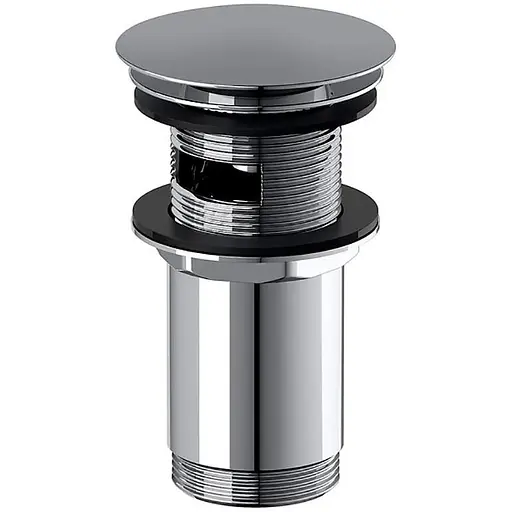 Донный клапан Cersanit Click-Clack универсальный хром S951-700, Хром - фото 1