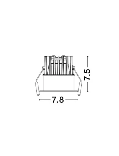 Вуличний світильник NOVA LUCE BLADE 9232115 - фото 3