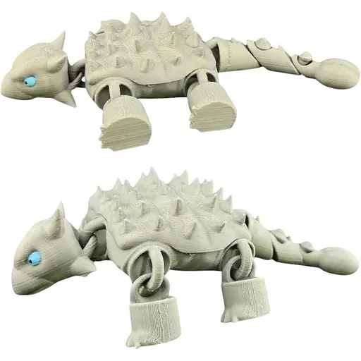 3D Іграшка Динозавр Анкілозавр, 15 см, рухливий