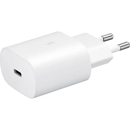 Зарядний пристрій Samsung 25Вт USB-С, кабель USB-C USB-C, 1м, білий (EP-T2510XWEGEU) - фото 4