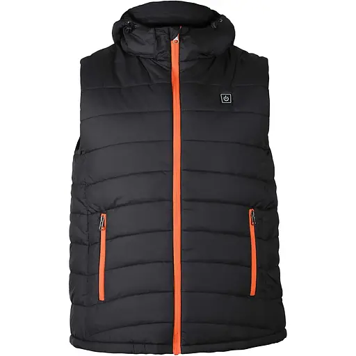 Жилет 2E Tactical з підігрівом Heat Power Plus Black з капюшоном S