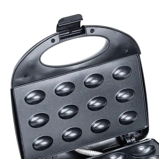 Електрична горішниця Luma Bella LB-58006 на 12 горішків з антипригарним покриттям 800Вт Чорний - фото 4