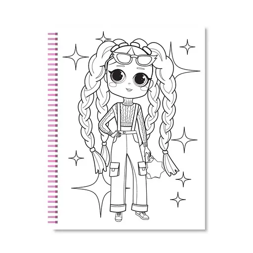 Детская раскраска с карандашами "Coloring fun" Апельсин НТ-39-01, 24 листа - фото 2