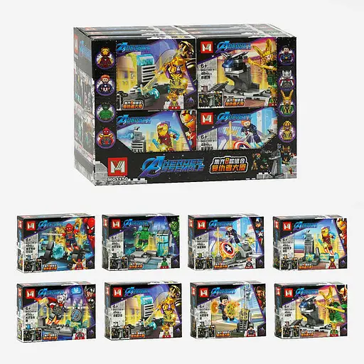 Конструктор Супергерои Марвел, MG1150, 48 деталей, 15x11x3 см, (В ассортименте) - фото 8