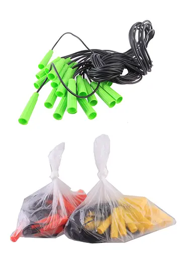 Скакалка резиновая, 21291, черная - фото 2