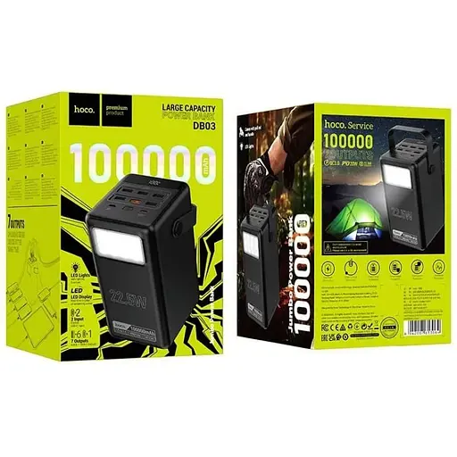 Батарея Hoco DB03 22.5W 100000mAh Black - фото 4