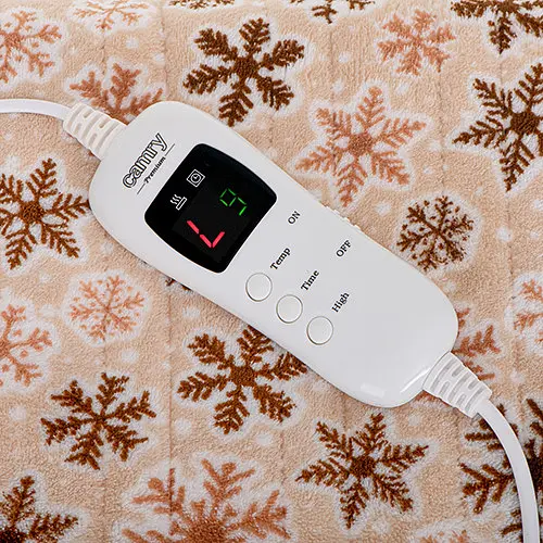 Электрическое одеяло 160x180см с таймером  супер мягкое Camry CR 7430 - фото 3