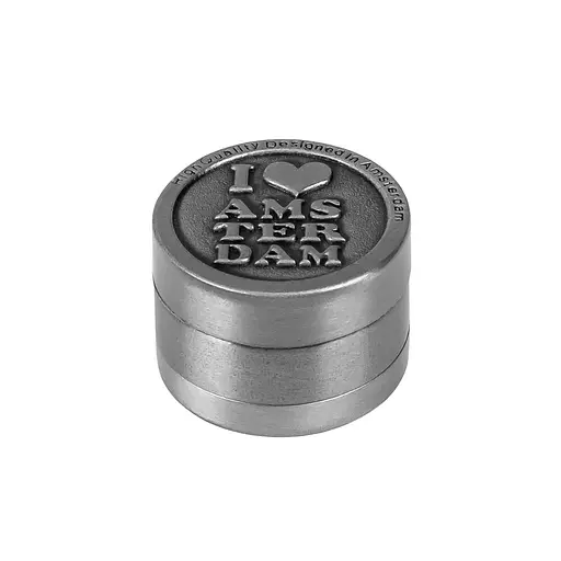 Гриндер для подрібнення тютюну HL-246 I Серце Amsterdam Silver (10937) - фото 2