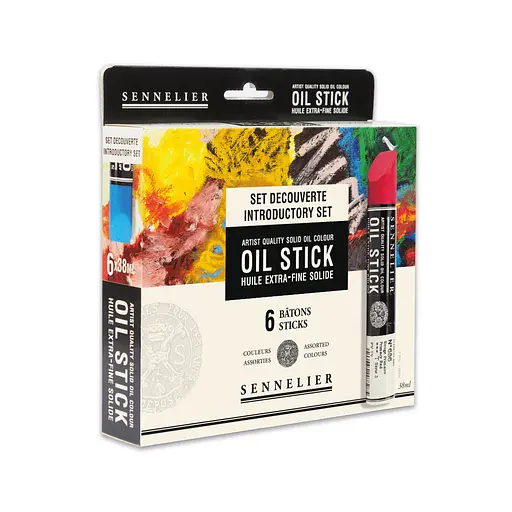 Набір олійної фарби у формі пастелі Sennelier Medium, 6 шт, асорті - фото 2