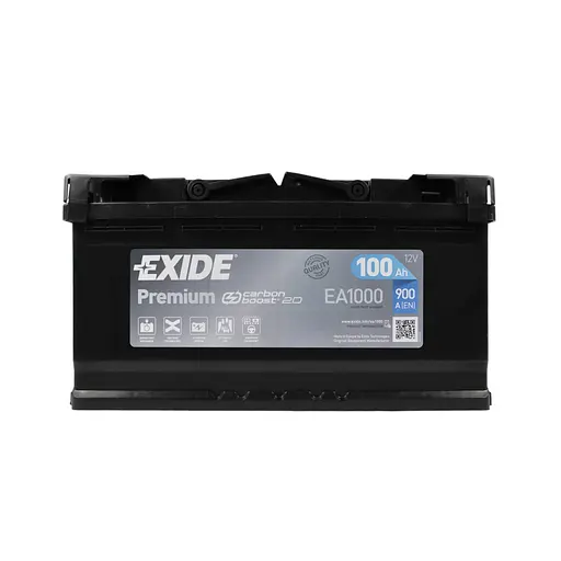 Акумулятор автомобільний EXIDE PREMIUM 100A (EA1000)