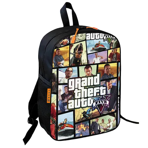 Школьный рюкзак детский GTA Grand Theft Auto + Сумка для обуви спортивной формы рюкзак-мешок мальчику (01915) - фото 5