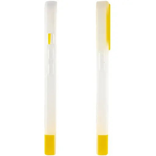 Чохол Epik TPU+PC Bichromatic для Apple iPhone 12 Pro/12, 6.1 Matte/Yellow - фото 4