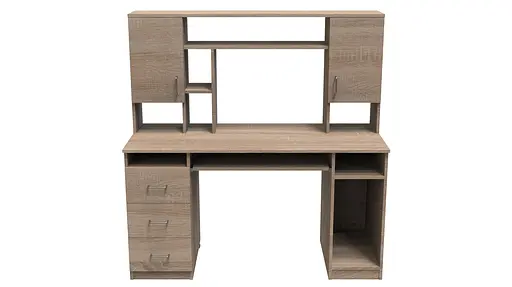 Комп'ютерний стіл Анжело Ferrum-decor 1400x1422x600 ДСП Дуб Сонома 16 мм (FRD-104707)