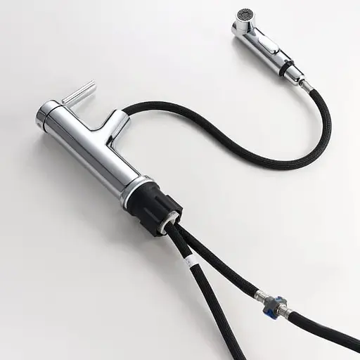 Змішувач для умивальника Zegor 3 в 1 KLF10-A012 з витяжною лійкою 30412 - фото 9