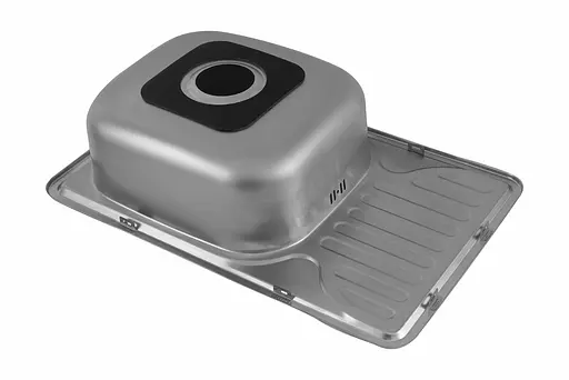 Кухонна мийка з нержавіючої сталі Platinum сатин 6642 (0,8/180 мм), L, Satin - фото 8