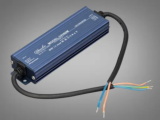 Блок живлення 24 В, для підключення LED стрічки, 60Вт, 2.5А - фото 1