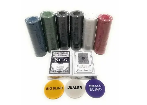 Настільна гра International Toys Trading LTD Покерний набір 300 фішок без номіналу + сукно (бляшана коробка) (IG-3007) - фото 6