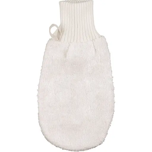 Мочалка перчатка Titania мягкая белая (9116)