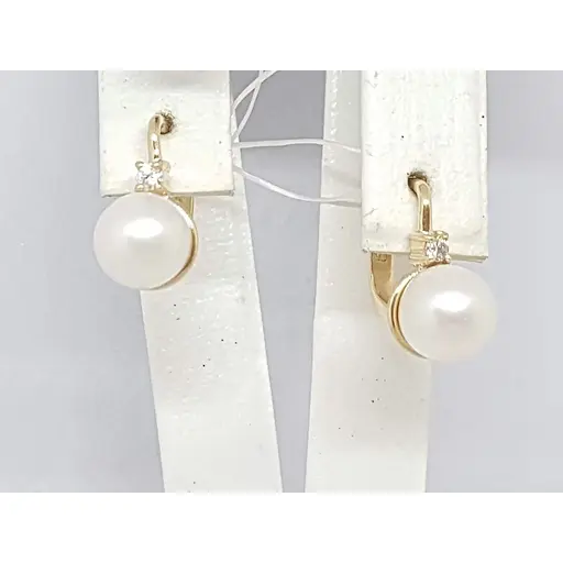 Золоте кільце Гаразд з діамантами і перлами. 3022230 17 - фото 6