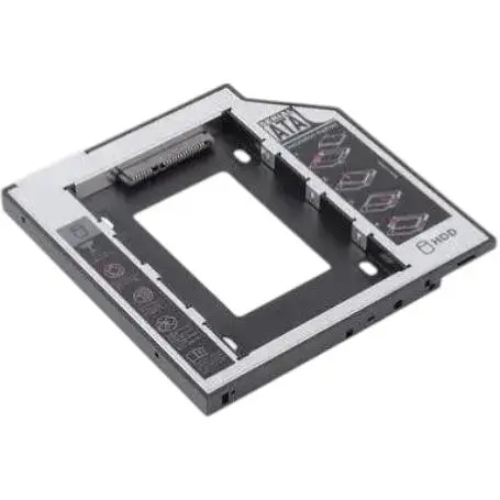 Кишеня-адаптер для SSD-HDD диска (замість CD-DVD) Sata/mSata 9.5 мм Б/В - фото 1