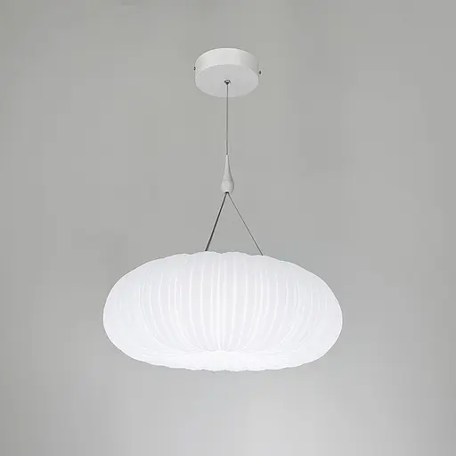 Підвісний світильник з білим фігурним абажуром Ø 38 см | Арт. SG 28-450 | Line F - фото 6