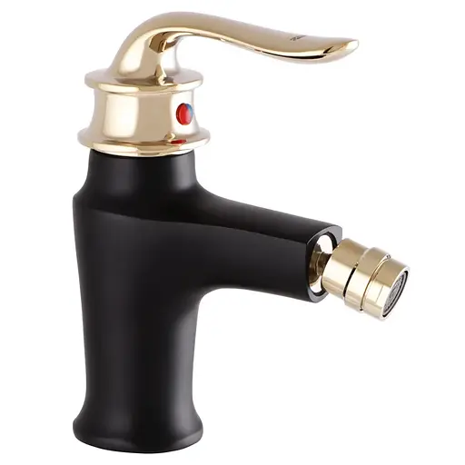 Смеситель для биде Zerix Z50219-6 ZX0470 Черный матовый - фото 1